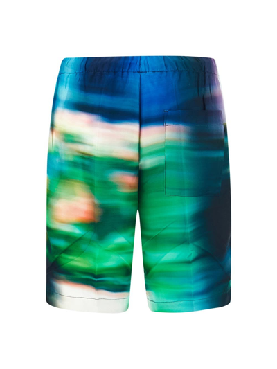 Shop Dries Van Noten Shorts Man In Multicolor