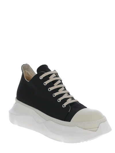 Shop Rick Owens Drkshdw Abstract Low Sneakers In Black