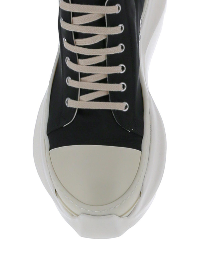 Shop Rick Owens Drkshdw Abstract Low Sneakers In Black