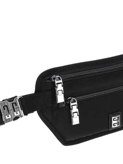 Shop Givenchy Flat Belt Bag In Black