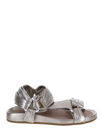 Shop Redv Puffy Strap Sandals In Metallic