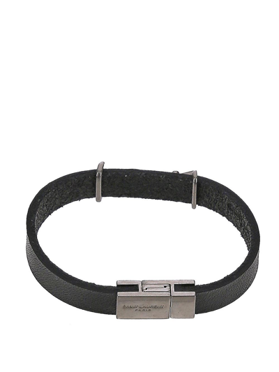 Shop Saint Laurent Ysl Monogram Bracelet