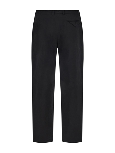 Shop Bottega Veneta Trousers Man In Black