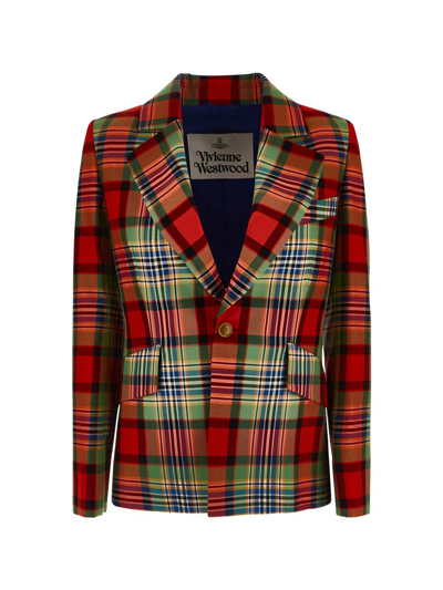 Shop Vivienne Westwood Lou Lou Jacket In Multicolor