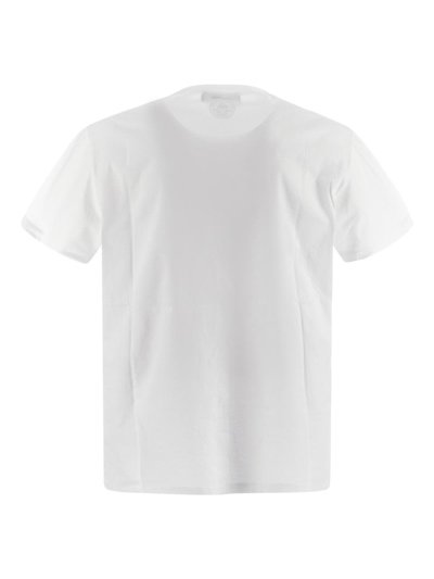 Shop Dsquared2 Caten Cherry Print T-shirt In White