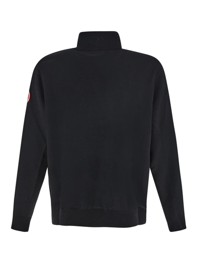 Canada Goose Hybridge Knit Packable Jacket In Black | ModeSens