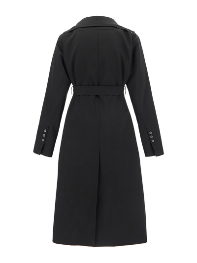 Shop Rick Owens Performa Trench In Black