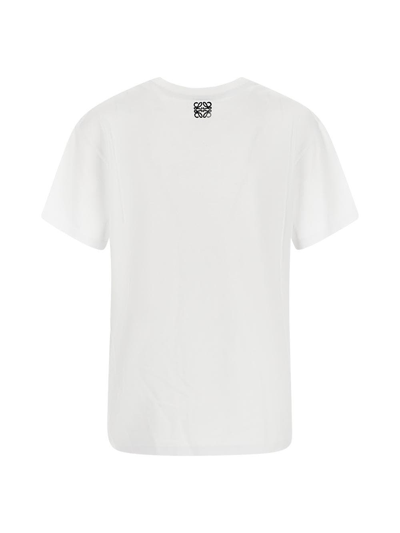 Shop Loewe "nail Polish" T-shirt In White