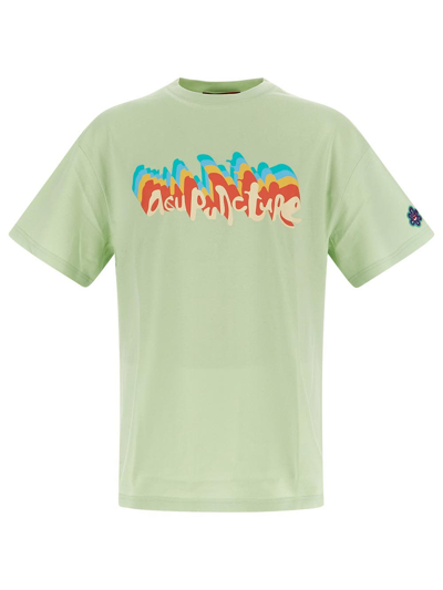 Shop Acupuncture T-shirt Mint In Green