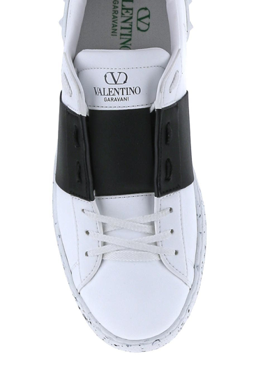 Shop Valentino Untitled Open Sneakers In White