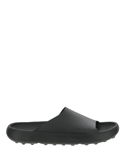 Ambush Embossed-logo Slides In Black