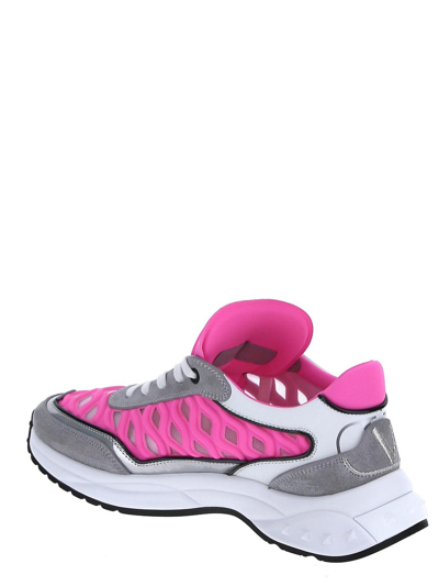 Shop Valentino Pink Sneakers