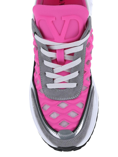 Shop Valentino Pink Sneakers