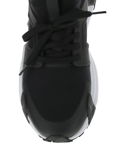 Shop Moncler Lunarove Sneakers In Black