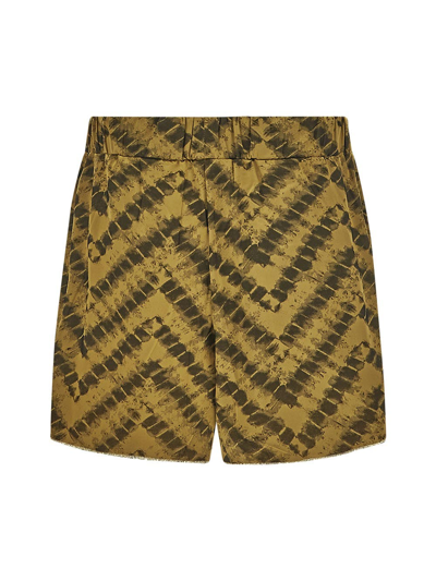 Shop Oseree Gold-tone Shorts