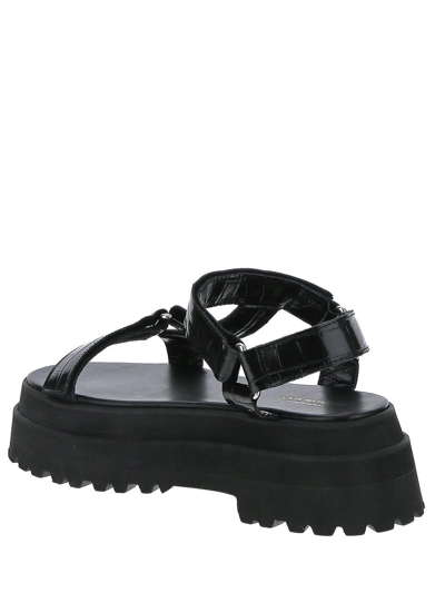 Shop Junya Watanabe Black Sandals
