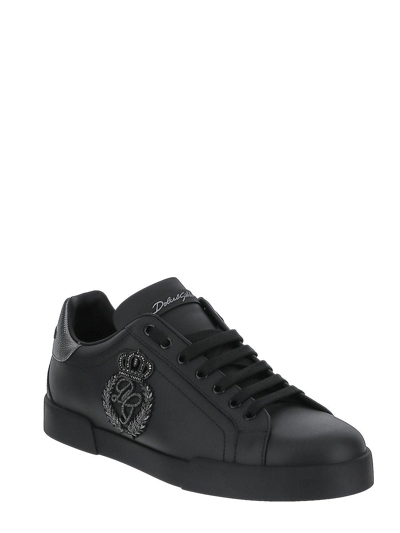 Shop Dolce & Gabbana Black Sneakers