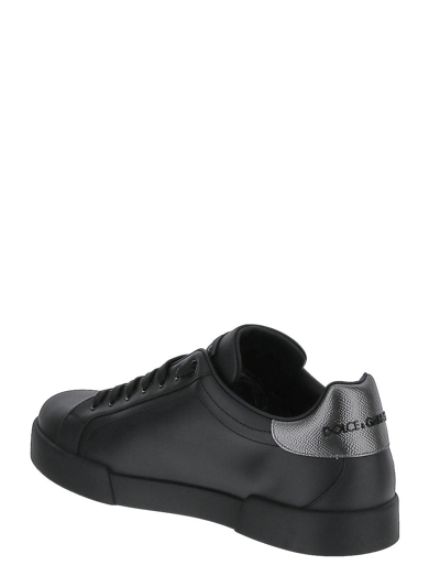 Shop Dolce & Gabbana Black Sneakers