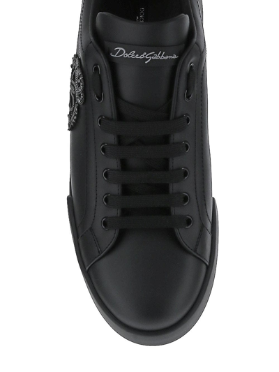 Shop Dolce & Gabbana Black Sneakers