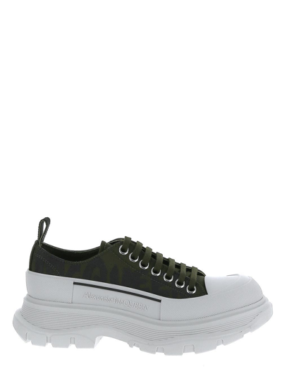 Alexander Mcqueen Olive Green Sneakers ModeSens