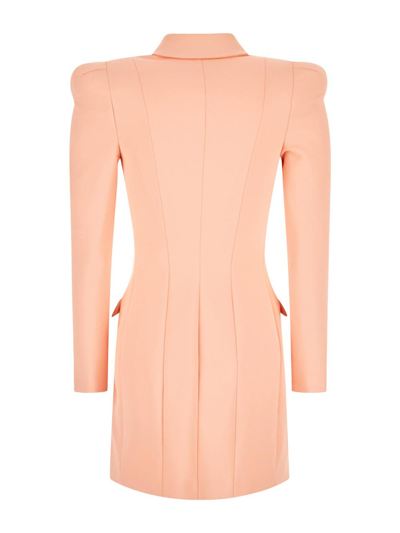 Elisabetta Franchi Asymmetric Robe Manteau In Pink | ModeSens
