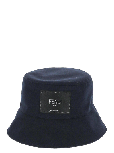 Shop Fendi Blue Bucket Hat