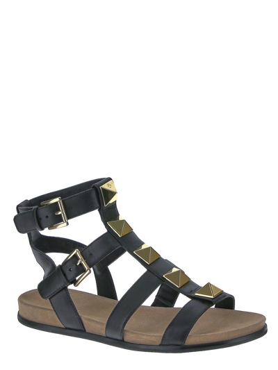 Shop Michael Michael Kors Wren Gladiator Sandals In Black