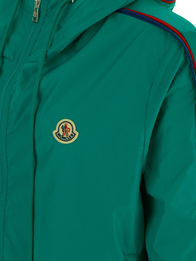 Shop Moncler Hattab Jacket In Green