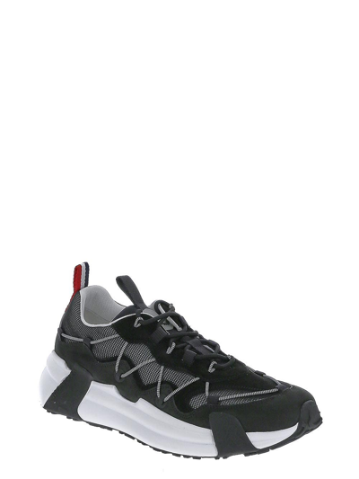 Shop Moncler Compassor Low-top Sneakers In Black