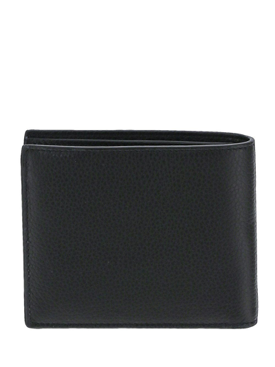 Shop Tom Ford T Line Logo Printed Bifold Wallet In Black
