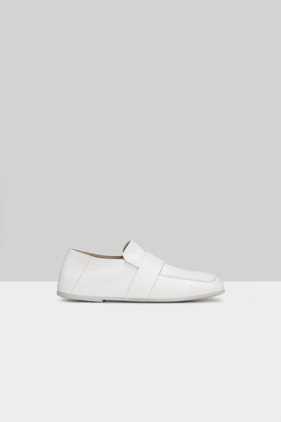 Shop Marsèll Spatolona Loafers In White