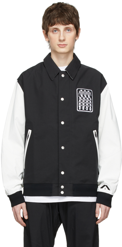 Shop Acronym Black & White J94-vt Jacket In Black/white