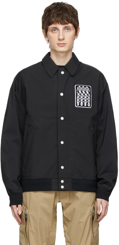 Shop Acronym Black J94-vt Jacket In Black/black