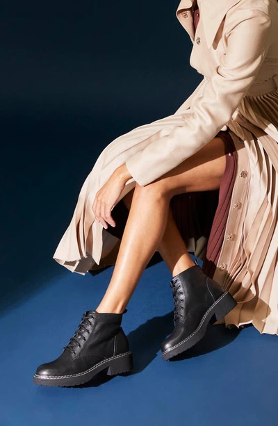 Linea Paolo Thames Leather Boot In Black