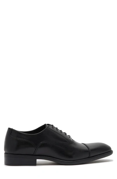 Shop Vittorio Russo Irvin Cap Toe Leather Oxford In Black
