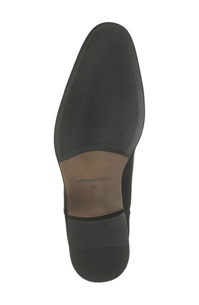 Vittorio Russo Irvin Cap Toe Leather Oxford In Black