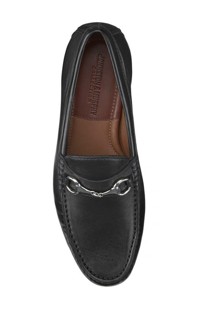 J And M Collection Baldwin Bit Loafer In Black Sheepskin
