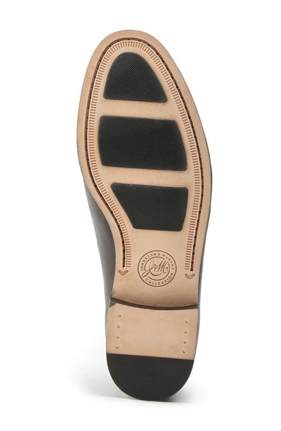 J And M Collection Baldwin Bit Loafer In Black Sheepskin