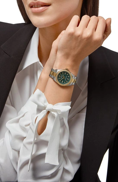 Shop Philipp Plein Queen Bracelet Watch, 36mm In Yellow Gold/ Steel