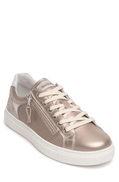 Shop Nerogiardini Side Zip Sneaker In Rose