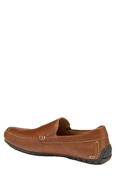 Shop Johnston & Murphy Cort Venetian Loafer In Tan Full Grain