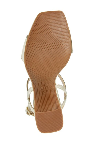 Shop Bp. Larrissa Sandal In Gold Metallic