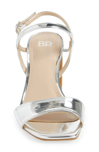Shop Bp. Larrissa Sandal In Silver Metallic