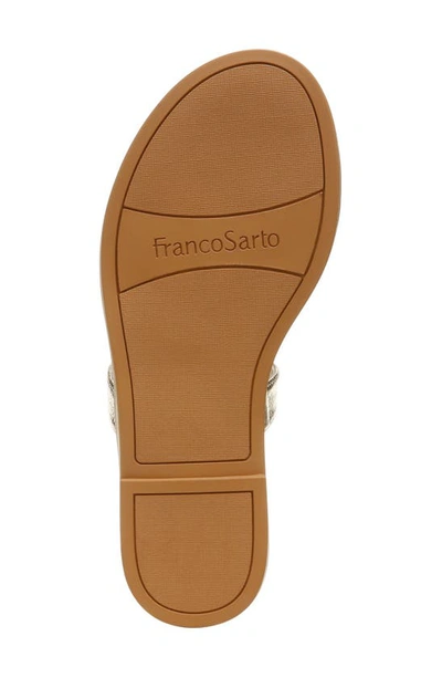 Shop Franco Sarto Jade Toe Loop Sandal In Gold