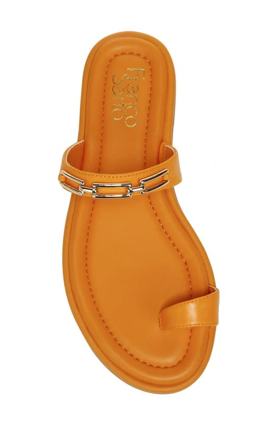 Shop Franco Sarto Jade Toe Loop Sandal In Citrus