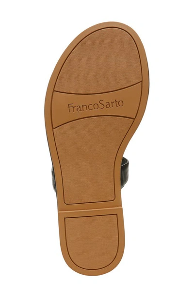 Shop Franco Sarto Jade Toe Loop Sandal In Black