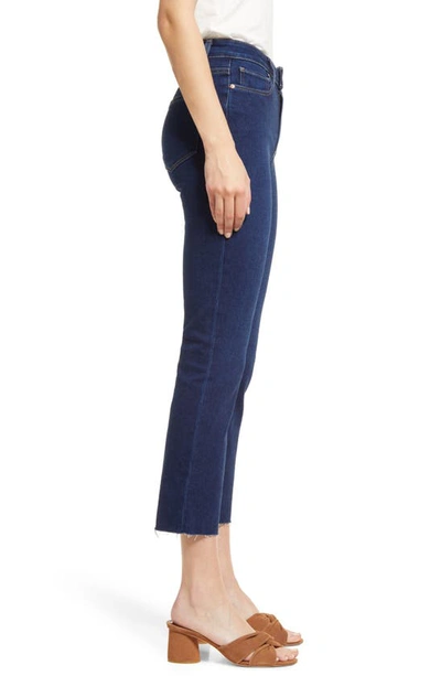 Shop Paige Cindy High Waist Crop Straight Leg Jeans In Unplugged