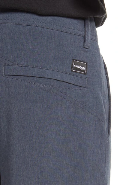 Shop Volcom Frickin' Cross Shred Static Shorts In Navy