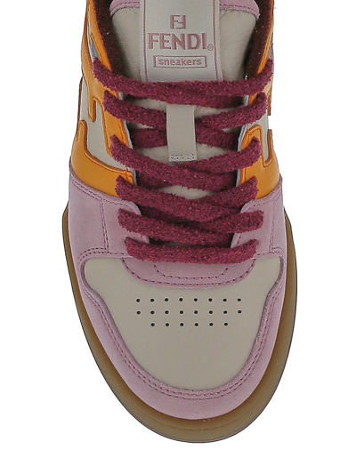Shop Fendi Match Sneakers In Multicolor
