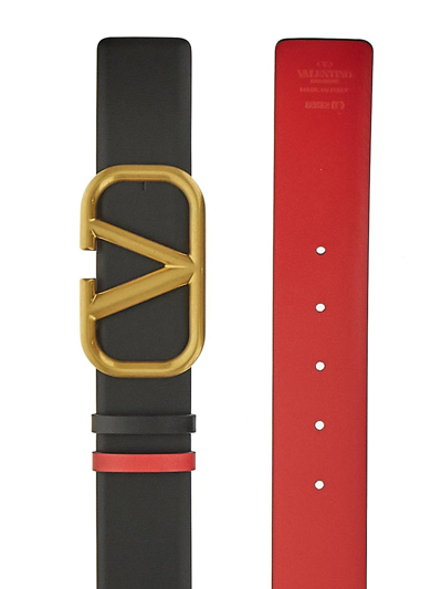 Shop Valentino Vlogo Reversible Belt